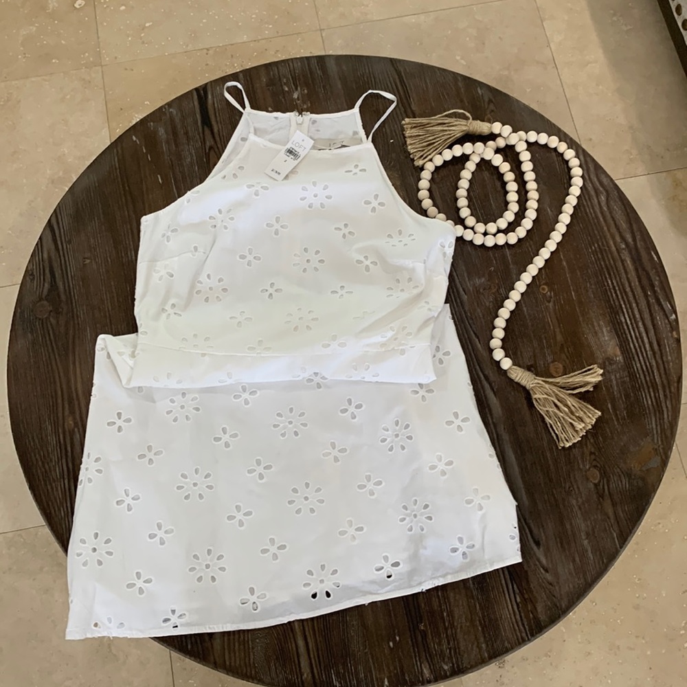 White Eyelet Dress